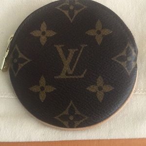 Authentic LV Monogram Round Purse